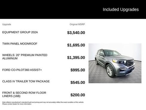 Certified 2023 Ford Explorer XLT w/ Equipment Group 202A AWD/4WD image 6