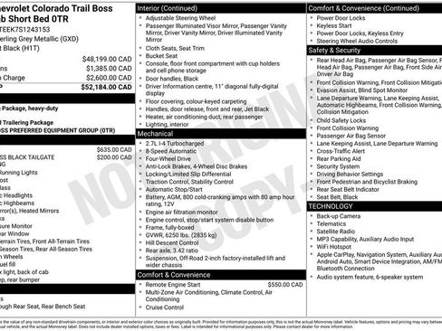 Used 2025 Chevrolet Colorado Trail Boss AWD/4WD image 9