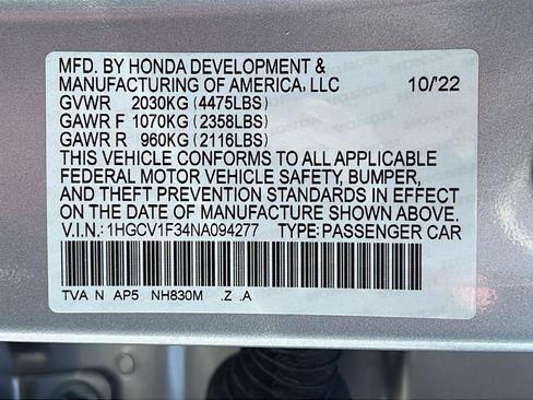 Used 2022 Honda Accord Sport image 23