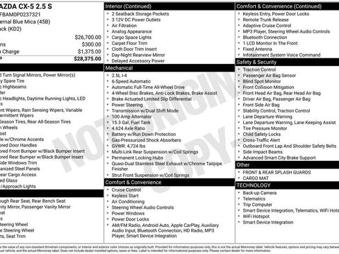 Used 2023 MAZDA CX-5 AWD 2.5 S image 3