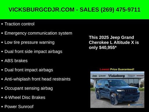 New 2025 Jeep Grand Cherokee L Altitude image 33