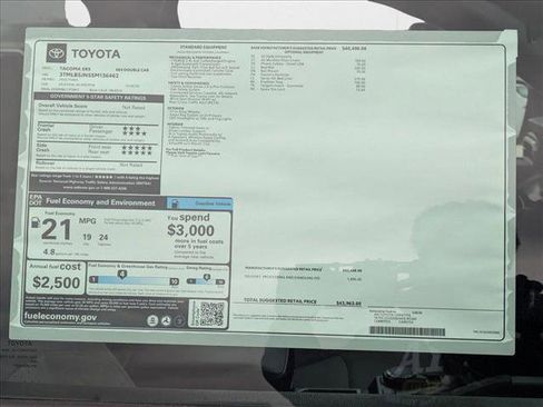 New 2025 Toyota Tacoma SR5 AWD/4WD image 18