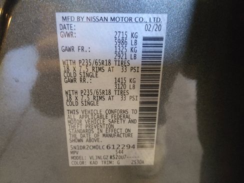 Used 2020 Nissan Pathfinder SL image 33