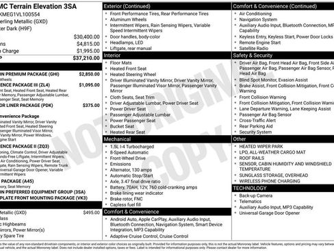 New 2027 GMC Terrain Elevation w/ Elevation Premium Package FWD image 36