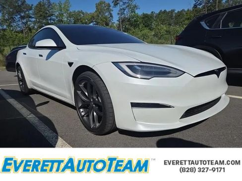 Used 2021 Tesla Model S Plaid AWD/4WD image 1