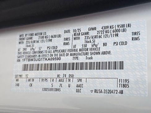 New 2026 Ford Transit 350 148 High Roof Extended AWD image 17