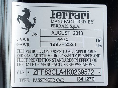Used 2019 Ferrari 812 Superfast RWD image 62