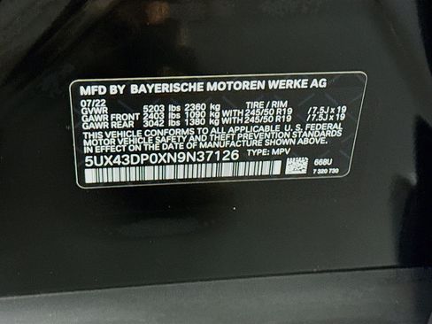Used 2022 BMW X3 sDrive30i w/ Premium Package 2 RWD image 40