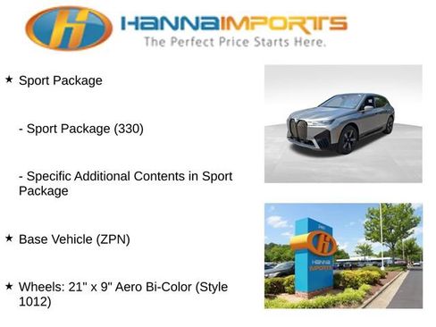 Used 2023 BMW iX xDrive50 w/ Sport Package AWD/4WD image 22