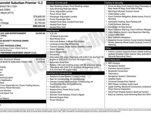 Used 2026 Chevrolet Suburban Premier RWD image 6