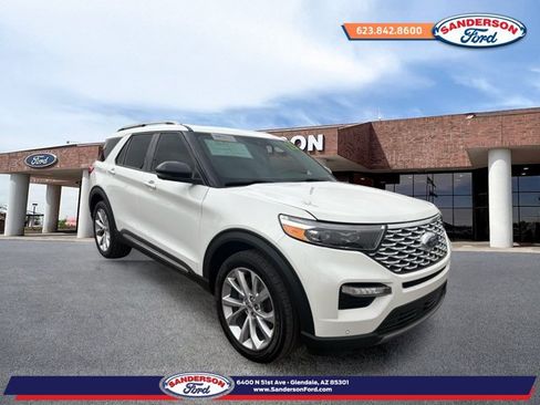 Certified 2023 Ford Explorer Platinum w/ Premium Technology Package RWD image 1