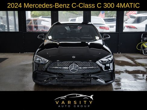Used 2024 Mercedes-Benz C 300 4MATIC Sedan w/ AMG Line w/ Night Package image 2
