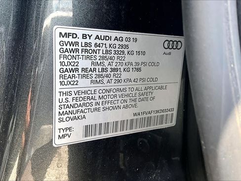 Used 2019 Audi Q8 Prestige w/ Year 1 Package AWD/4WD image 37