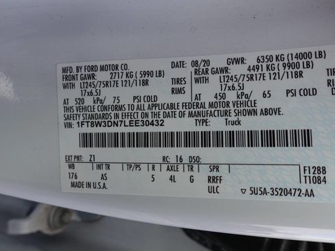 Used 2020 Ford F350 XL w/ STX Appearance Package image 18