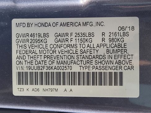 Used 2019 Acura TLX V6 FWD image 33