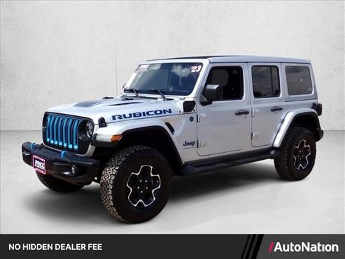 Used 2023 Jeep Wrangler Unlimited Rubicon 4xe w/ Steel Bumper Group AWD/4WD image 1