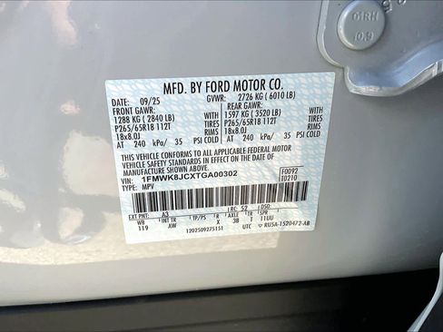 New 2026 Ford Explorer Tremor w/ Tremor Ultimate Package image 18