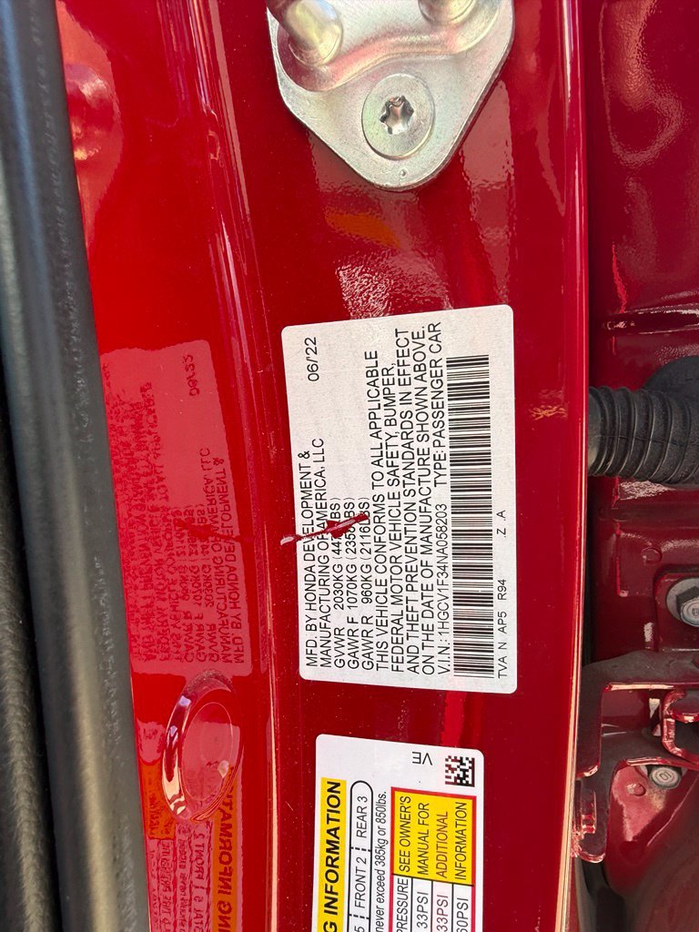 Certified 2022 Honda Accord Sport image 11
