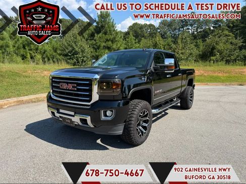Used 2016 GMC Sierra 2500 SLT w/ Duramax Plus Package AWD/4WD image 1