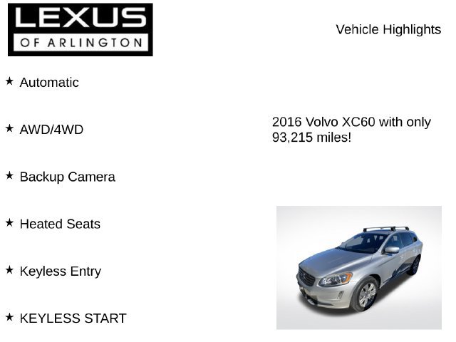 Used 2016 Volvo XC60 T6 w/ Proximity Package AWD/4WD image 8