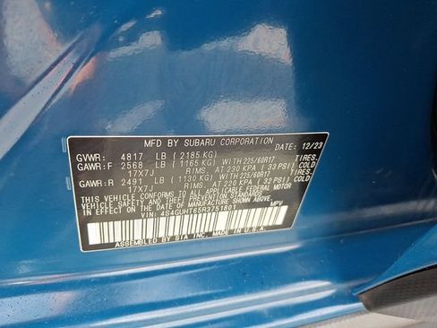 Certified 2024 Subaru Crosstrek 2.5i Wilderness w/ Crosstrek Mirror Package AWD/4WD image 50