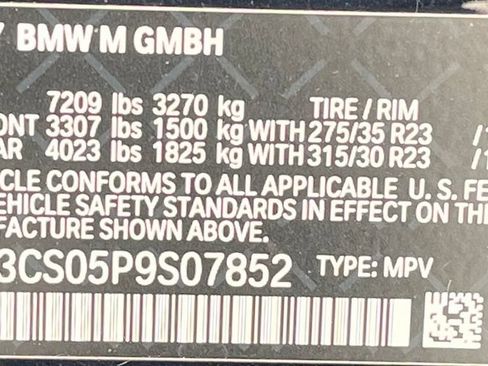 Certified 2023 BMW XM AWD/4WD image 45