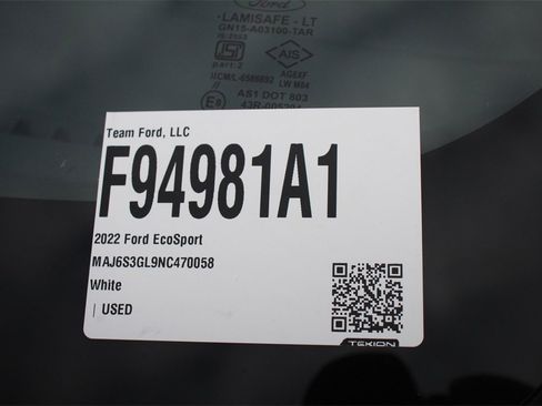 Certified 2022 Ford EcoSport SE w/ SE Convenience Package image 31