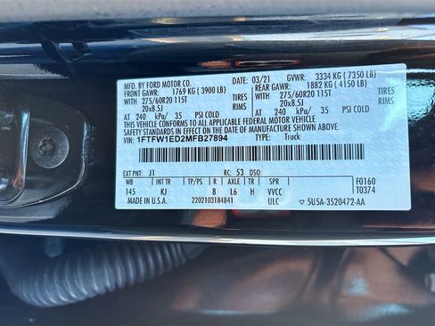 Used 2021 Ford F150 King Ranch w/ Equipment Group 601A High image 34