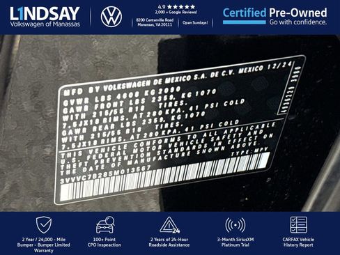 Certified 2025 Volkswagen Taos SE image 26
