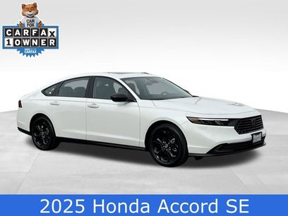 Certified 2025 Honda Accord SE