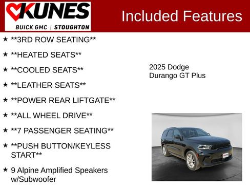 Used 2025 Dodge Durango GT AWD/4WD image 3