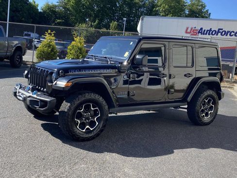 Used 2023 Jeep Wrangler Unlimited Rubicon 4xe w/ Steel Bumper Group AWD/4WD image 3
