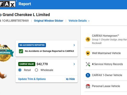 Used 2026 Jeep Grand Cherokee L Limited w/ Luxury Tech Group II RWD image 38
