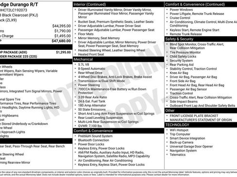 Used 2020 Dodge Durango R/T w/ Blacktop Package RWD image 5
