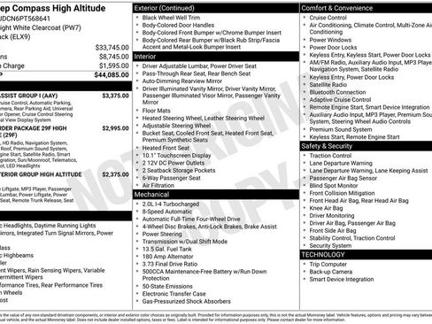 Used 2023 Jeep Compass High Altitude w/ Driver Assist Group I image 50