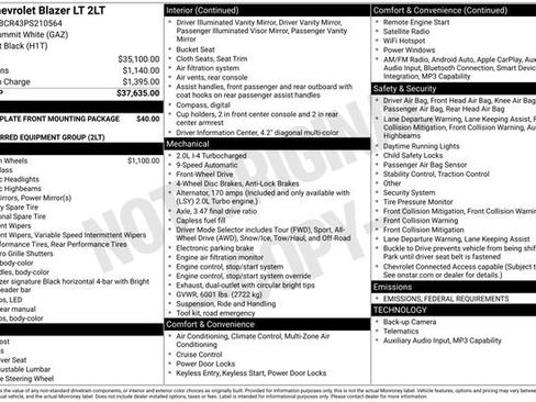 Used 2023 Chevrolet Blazer LT image 7