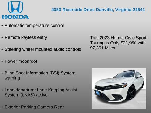 Used 2023 Honda Civic Sport Touring image 17