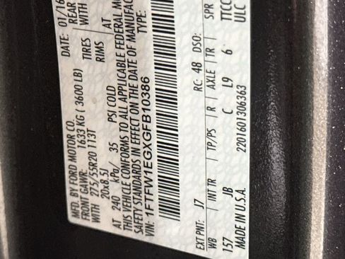 Used 2016 Ford F150 XLT w/ Equipment Group 302A Luxury image 29