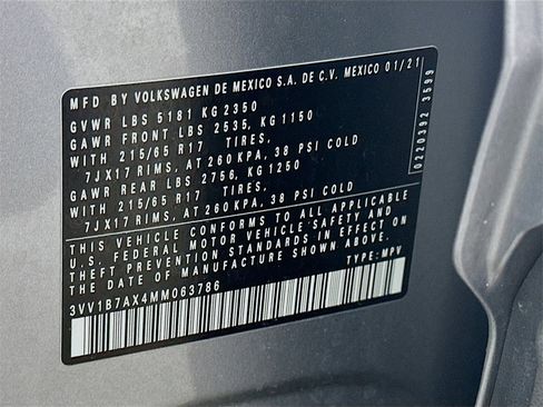 Used 2021 Volkswagen Tiguan S image 37