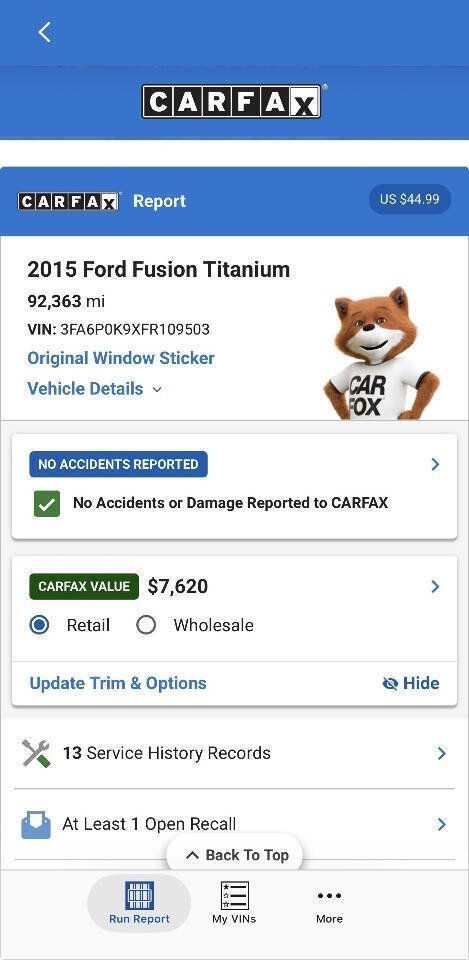 Used 2015 Ford Fusion Titanium FWD image 31