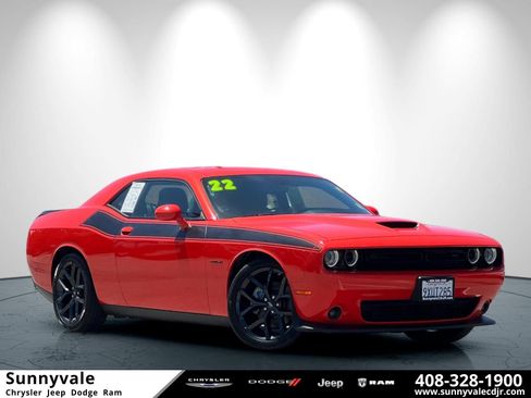 Used 2022 Dodge Challenger R/T w/ Blacktop Package RWD image 1