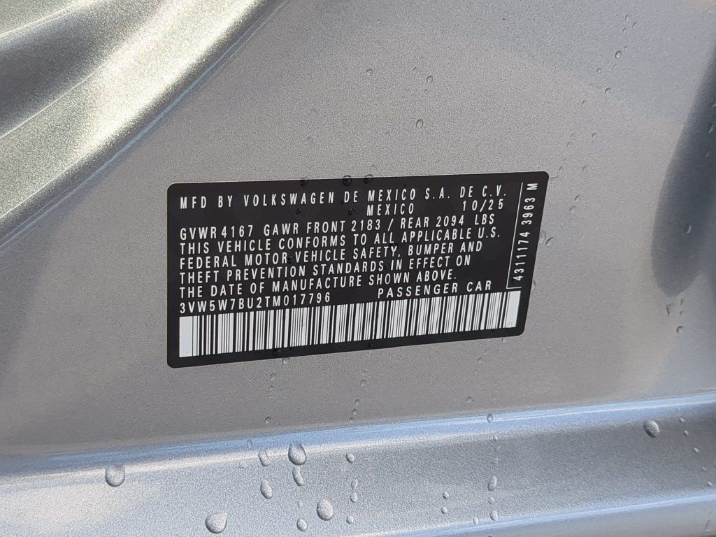 Certified 2026 Volkswagen Jetta S FWD image 31
