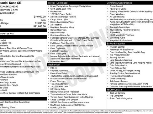 Used 2019 Hyundai Kona SE image 2