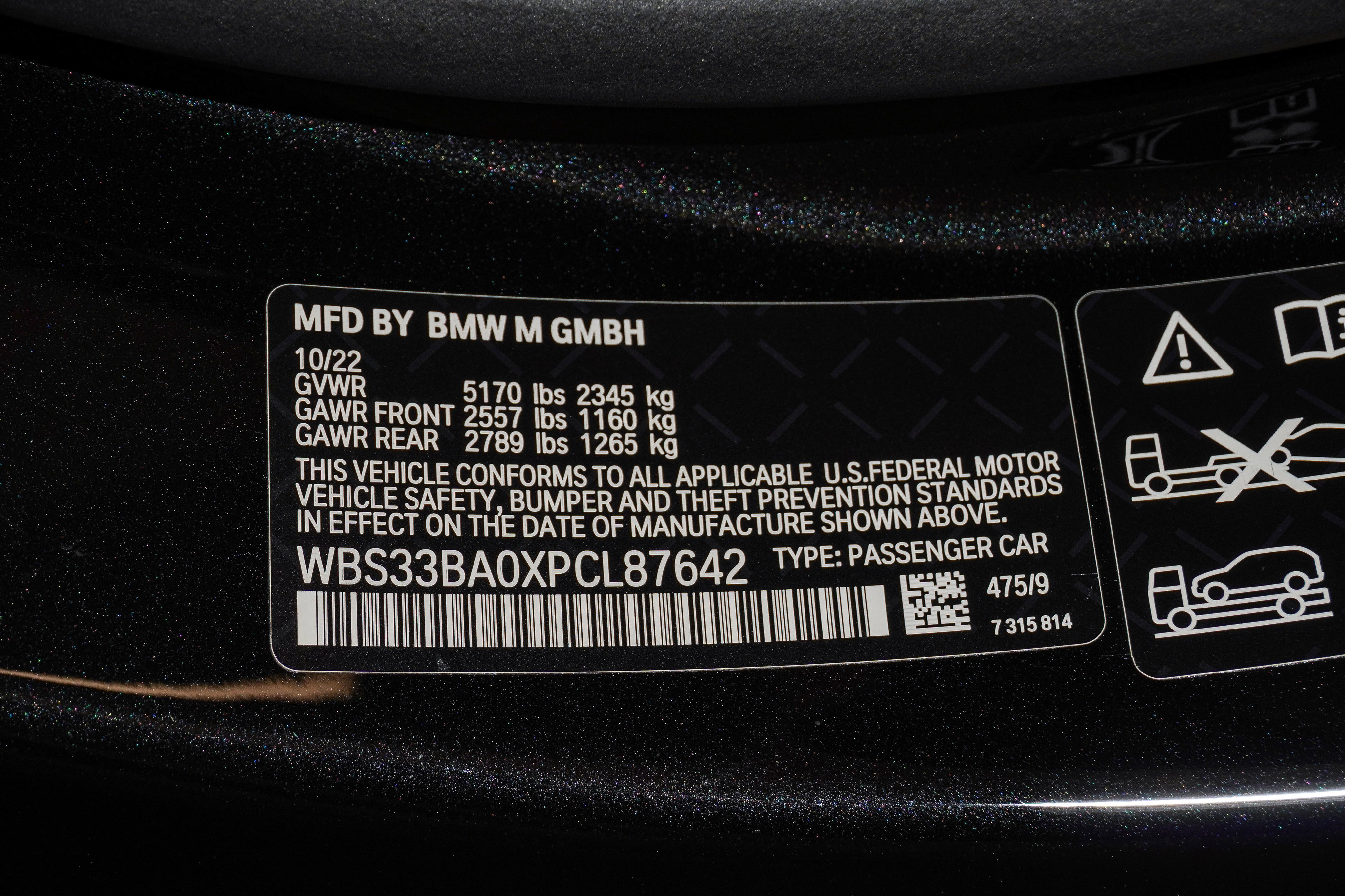 Used 2023 BMW M4 xDrive Competition w/ Parking Assistance Package AWD/4WD image 36