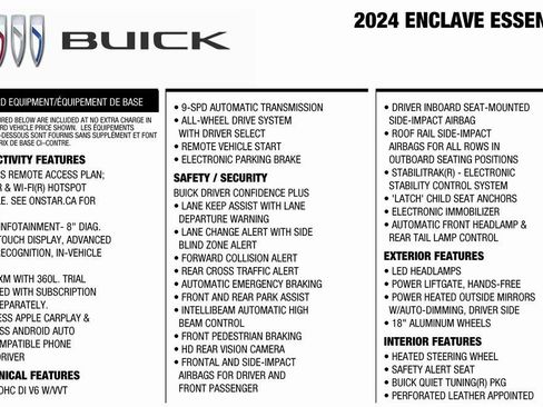 Used 2024 Buick Enclave Essence image 3