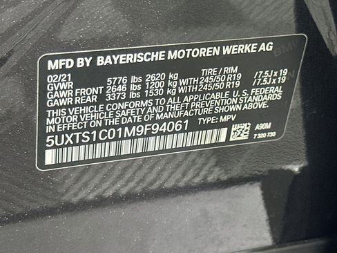 Used 2021 BMW X3 xDrive30e w/ Premium Package AWD/4WD image 12