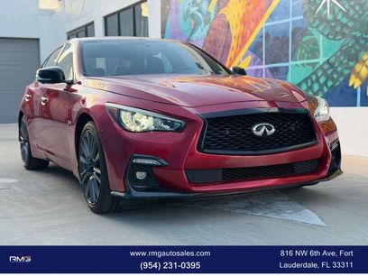 Used 2018 INFINITI Q50 Red Sport 400 w/ Sensory Package (Sport)
