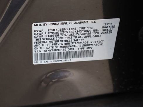 Used 2017 Honda Pilot Touring image 31