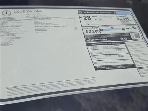 New 2026 Mercedes-Benz E 350 Sedan image 11