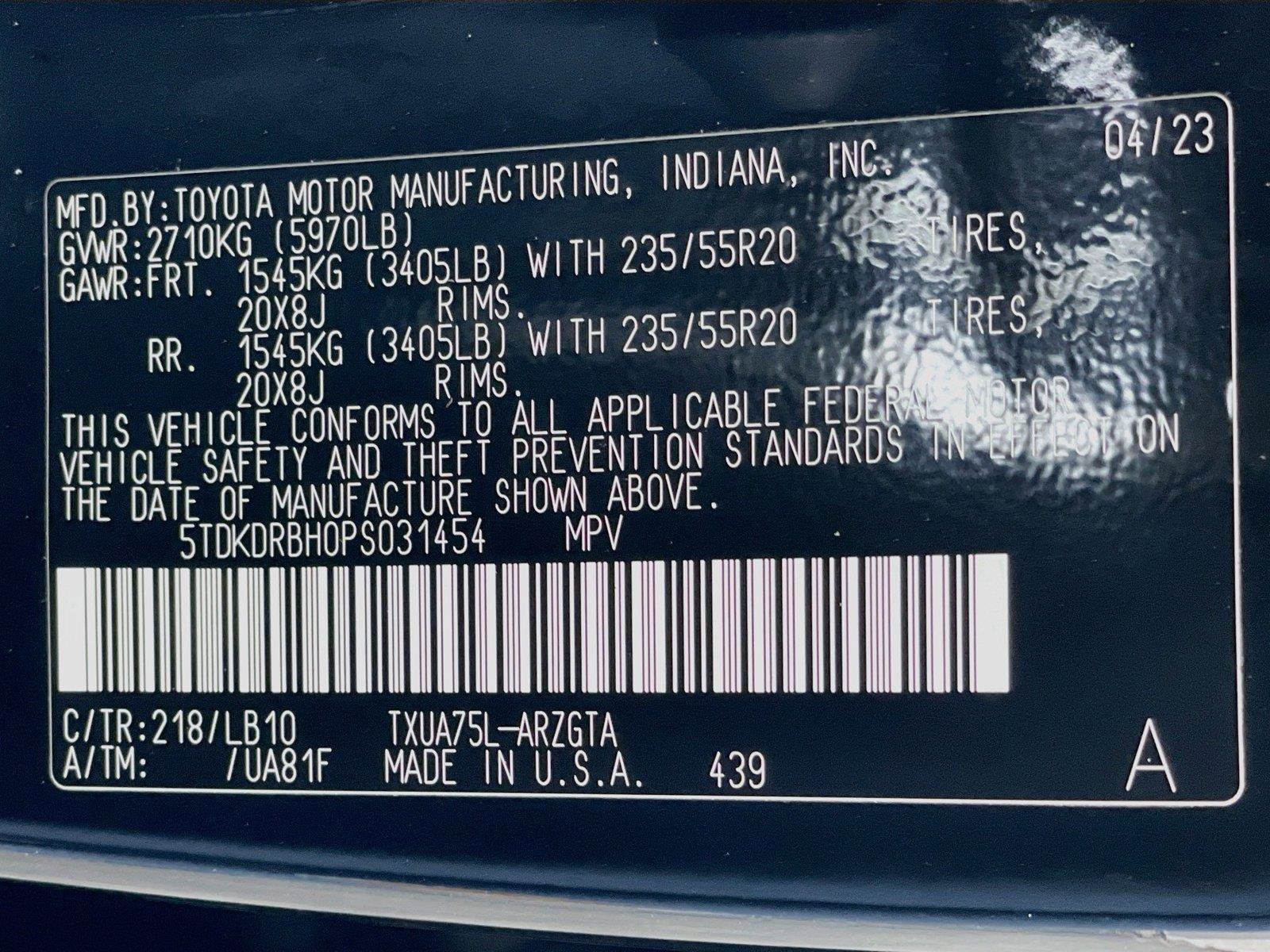 Used 2023 Toyota Highlander Limited AWD/4WD image 36